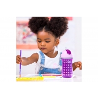 CHICCO 00006991100000 Kubek termiczny ze słomką do nauki picia 14m+ girl