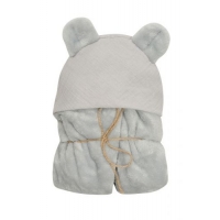 MATEX Kocyk KOALA MUSLIN z kapturkiem 95x95 cm [TB0444_04]