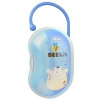 CHICCO 00000205200000 Podwójne etui do smoczka niebieskie*