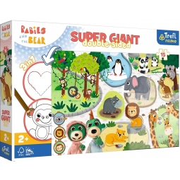 TREFL 42000 Puzzle 15 GIANT Bobaski w ZOO