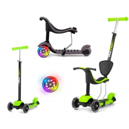 MILLY MALLY Hulajnoga SCOOTER Little Stars Green