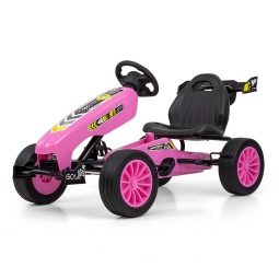 MILLY MALLY Gokart na pedały Rocket Pink
