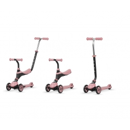 MILLY MALLY 4541 Qplay Hulajnoga Sema 3w1 pink
