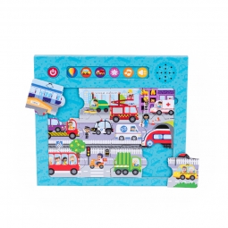 DUMEL DG 82719 Puzzle dźwięki wokół nas pojazdy