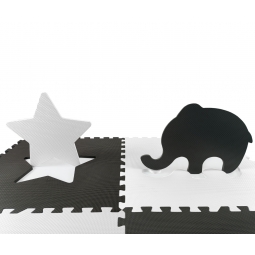 MILLY MALLY 5619 Mata piankowa puzzle Jolly 2x2 grey