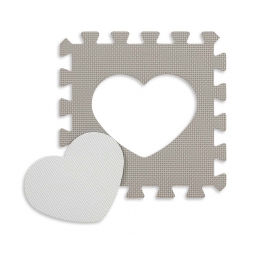 MILLY MALLY 5614 Mata piankowa puzzle Jolly 3x3 Shapes - pink grey