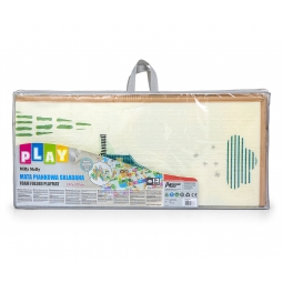 MILLY MALLY Mata piankowa skladana Play Trains and Cars