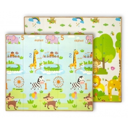 MILLY MALLY Mata piankowa składana Play Savanna