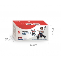 MILLY MALLY 4542 Qplay Rowerek trójkołowy Ant Plus dark grey