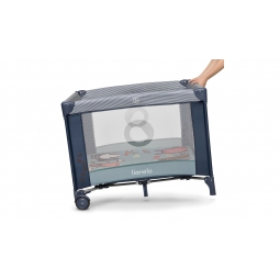 LIONELO Kojec - łóżeczko Lene Blue Navy