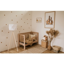 KLUPŚ Łóżeczko OLIVIA buk 120x60