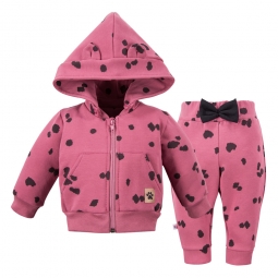 EWA 971108 Dres D&S druk jagodowy 104