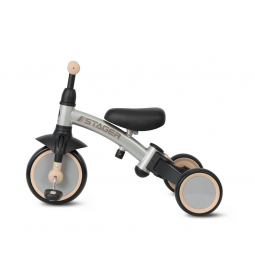 MILLY MALLY 6280 Rowerek trójkołowy Stager 3w1 silver