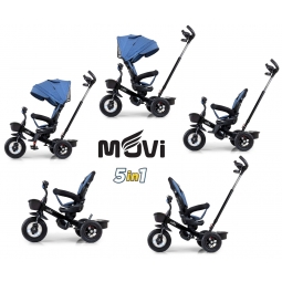 MILLY MALLY 6182 Rowerek trójkołowy Movi denim 5w1