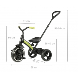 MILLY MALLY 5787 Qplay Rowerek trójkołowy Elite Plus new green