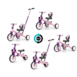 MILLY MALLY 6267 Rowerek 5w1 OPTIMUS MAX pink