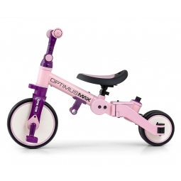 MILLY MALLY 6267 Rowerek 5w1 OPTIMUS MAX pink