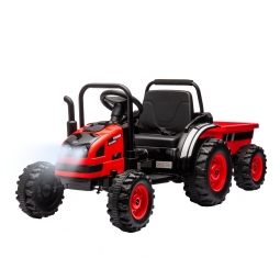 MILLY MALLY 5741 Pojazd na akumulator Traktor z przyczepą Farmer Red