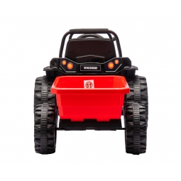 MILLY MALLY 5741 Pojazd na akumulator Traktor z przyczepą Farmer Red