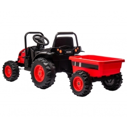 MILLY MALLY 5741 Pojazd na akumulator Traktor z przyczepą Farmer Red