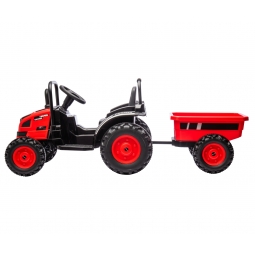 MILLY MALLY 5741 Pojazd na akumulator Traktor z przyczepą Farmer Red