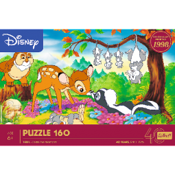 TREFL 40054 Puzzle 160 Bambi i leśni przyjaciele