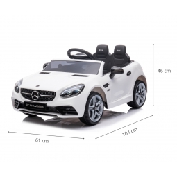 MILLY MALLY 5913 Pojazd na akumulator Mercedes-Benz SLC White