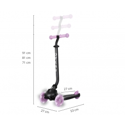 MILLY MALLY 6313 Qplay Hulajnoga Sema Evo 3w1 Violet