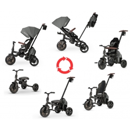 MILLY MALLY 6340 Qplay Rowerek Trójkołowy Comfo Max Grey