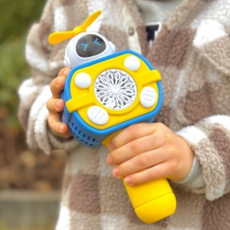 WOOPIE 51299 Maszyna Astronauta do Robienia Baniek Mydlanych Żółty