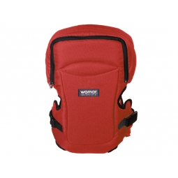 WOMAR W15 Nosidełko niemowlęce dark red