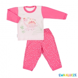 EWA 844712 LITTLE MOON Piżama DZIEW róż 86