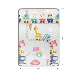 MILLY MALLY 4687 Mata piankowa zwijana Kinder Trains
