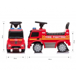 MILLY MALLY Pojazd Mercedes Antos Fire Truck