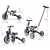 MILLY MALLY Rowerek 4w1 OPTIMUS Plus grey
