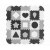 MILLY MALLY 5613  Mata piankowa puzzle 25szt. Jolly 3x3 Shapes - grey