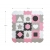MILLY MALLY 5614 Mata piankowa puzzle Jolly 3x3 Shapes - pink grey