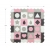 MILLY MALLY 5617 Mata piankowa puzzle Jolly 4x4 Shapes - pink grey