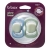 B.BOX BB300808 Smoczek silikonowy symetryczny 6m+ 2 szt glow in the dark błękit/szałwia