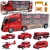 WOOPIE 52760 Ciężarówka transporter 2w1 czerwony