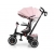 MILLY MALLY 6191 Rowerek trójkołowy Stanley Rubber New Pink