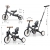 MILLY MALLY 6265 Rowerek 5w1 OPTIMUS MAX dark grey