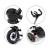 MILLY MALLY 6181 Rowerek trójkołowy Movi black-pink 5w1
