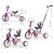 MILLY MALLY 6267 Rowerek 5w1 OPTIMUS MAX pink