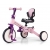 MILLY MALLY 6267 Rowerek 5w1 OPTIMUS MAX pink