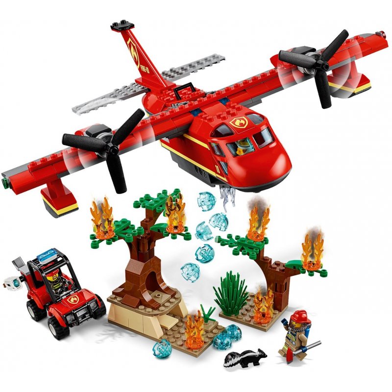 Lego samolot strażacki