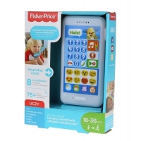 UCZĄCY SMARTFONIK SZCZENIACZKA NAGRAJ WIADOMOŚĆ FISHER PRICE FPR18