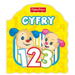 FISHER PRICE SZCZENIACZEK UCZNIACZEK KSIĄŻECZKA DLA NAJMŁODSZYCH - CYFRY