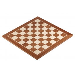Deska szachowa nr 6 (bez opisu) mahoń/jawor (intarsja)