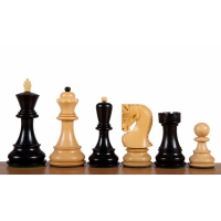 Figury szachowe Zagreb 3,5 cala hebanizowane